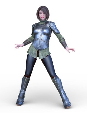 3D cg işleme kahraman 