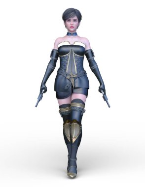 3D cg işleme kahraman 