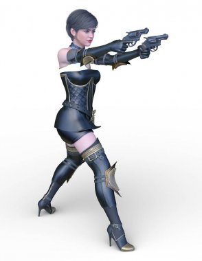 3D cg işleme kahraman 