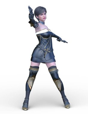 3D cg işleme kahraman 