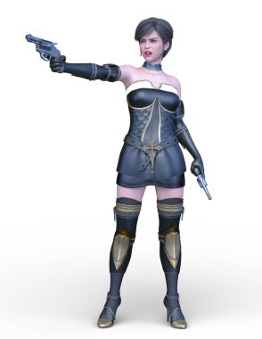 3D cg işleme kahraman 