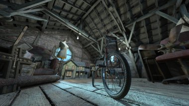 3d cg işleme kabinin
