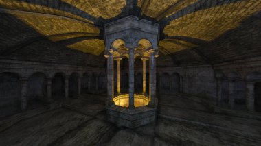 Yeraltı 3d CG render