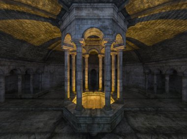 Yeraltı 3d CG render