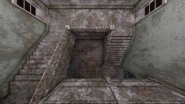 Korku evi 3d cg render