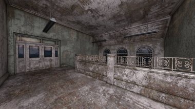 Korku evi 3d cg render