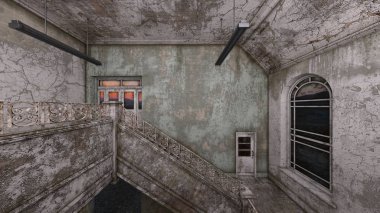 Korku evi 3d cg render