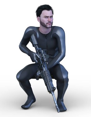 3D cg işleme kahraman