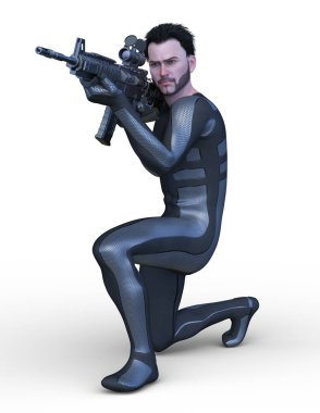 3D cg işleme kahraman