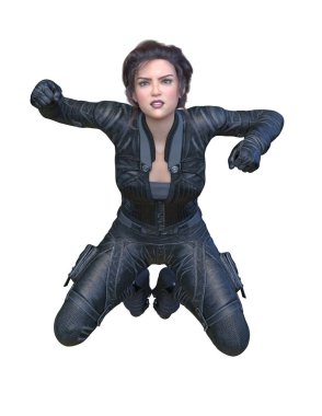 3D cg işleme kahraman 