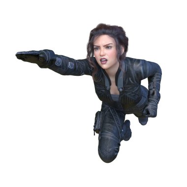 3D cg işleme kahraman 