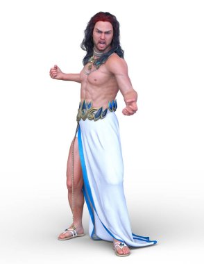 Vahşi adam 3d Cg render