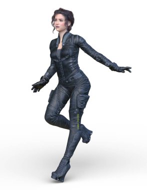 3D cg işleme kahraman 