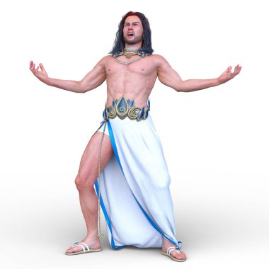 Vahşi adam 3d Cg render