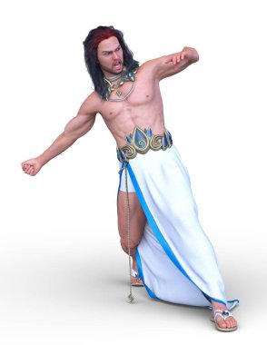 Vahşi adam 3d Cg render