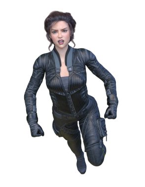 3D cg işleme kahraman 