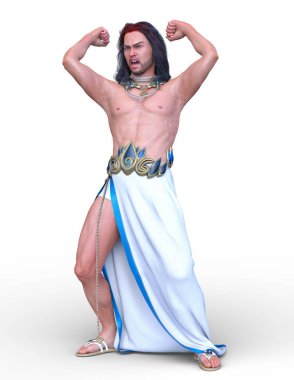 Vahşi adam 3d Cg render