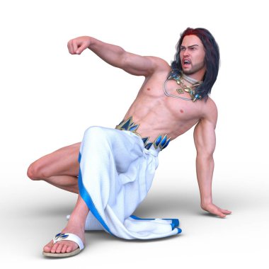 Vahşi adam 3d Cg render