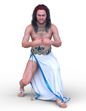 Vahşi adam 3d Cg render