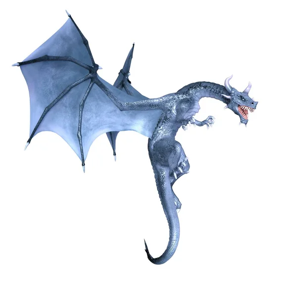 Renderização Flying Dragon — Fotografia de Stock