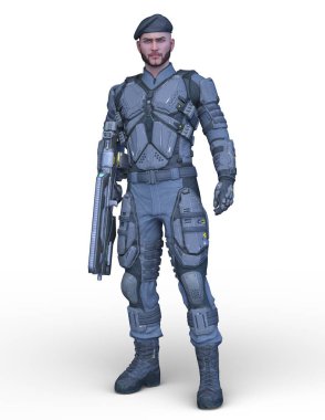 3D cg işleme savaşçı