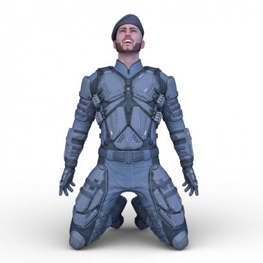 3D cg işleme savaşçı