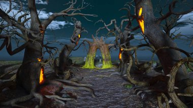 Cadılar Bayramı 3d Cg render