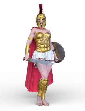 3D cg işleme seksi savaşçı