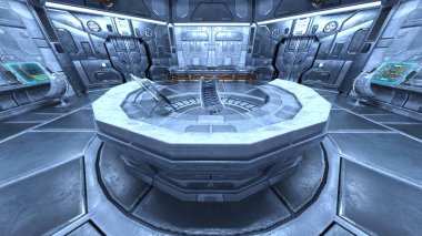 teknoloji alanı 3D CG render