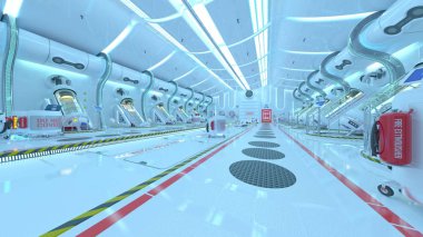 teknoloji alanı 3D CG render