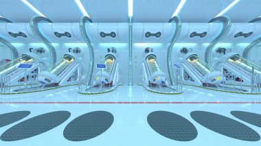 teknoloji alanı 3D CG render