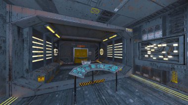 teknoloji alanı 3D CG render