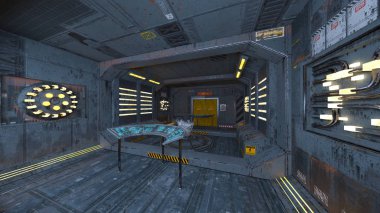 teknoloji alanı 3D CG render