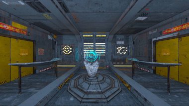 teknoloji alanı 3D CG render