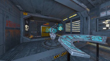 teknoloji alanı 3D CG render