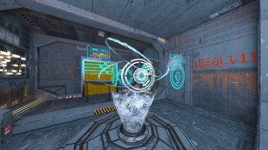 teknoloji alanı 3D CG render