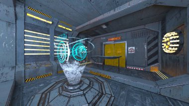 teknoloji alanı 3D CG render