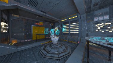 teknoloji alanı 3D CG render