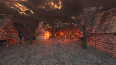 Köyün 3d Cg render