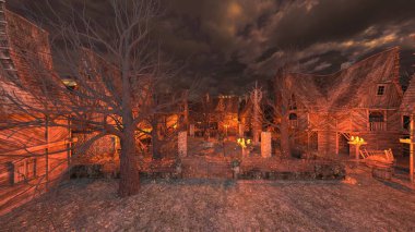 Köyün 3d Cg render