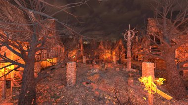 Köyün 3d Cg render