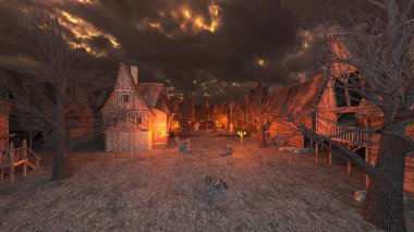 Köyün 3d Cg render