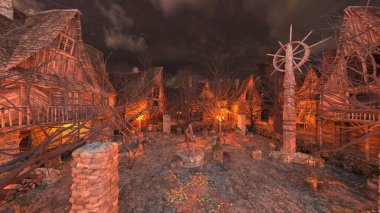 Köyün 3d Cg render