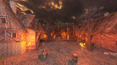 Köyün 3d Cg render