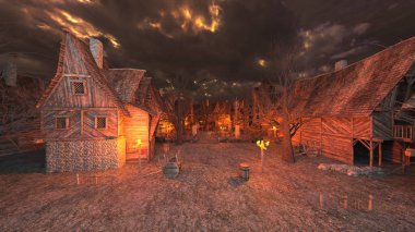 Köyün 3d Cg render