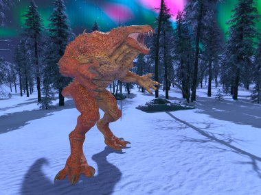 canavar 3d cg render