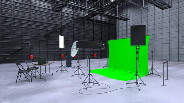Rendering Shooting Studio — Stock Photo, Image