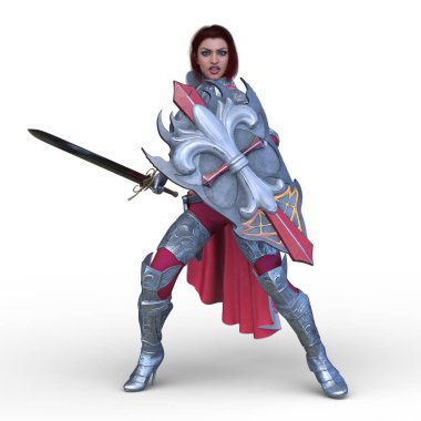 3D cg işleme seksi savaşçı