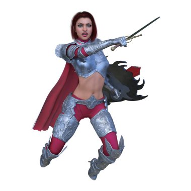 3D cg işleme seksi savaşçı