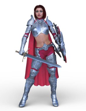 3D cg işleme seksi savaşçı